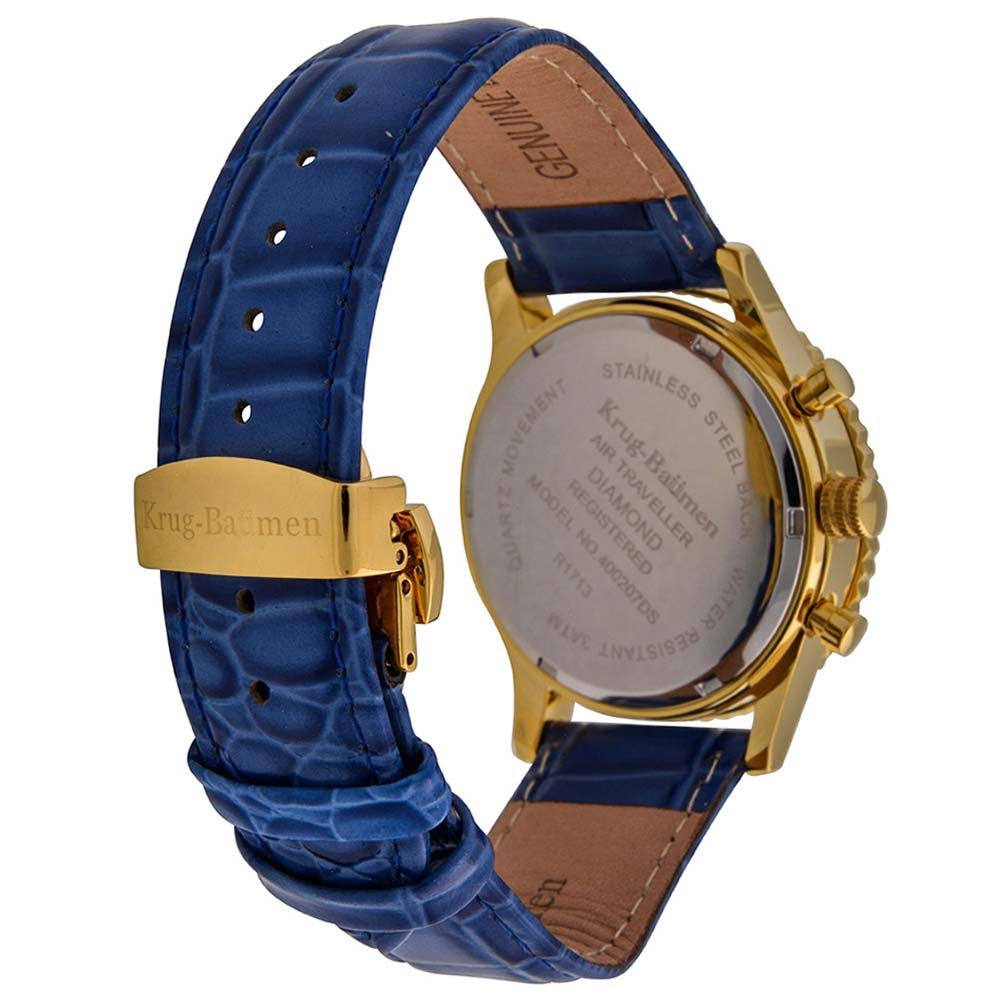 Mens Air Traveller Diamond Watch