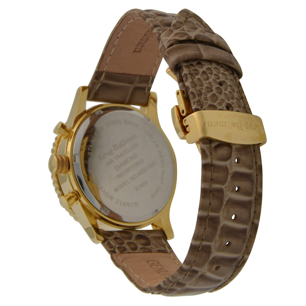 Mens Air Traveller Diamond Watch