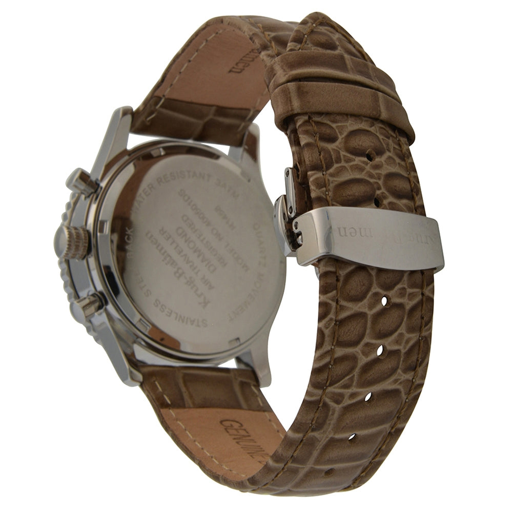 Mens Air Traveller Diamond Watch