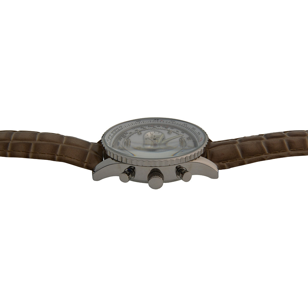 Mens Air Traveller Diamond Watch