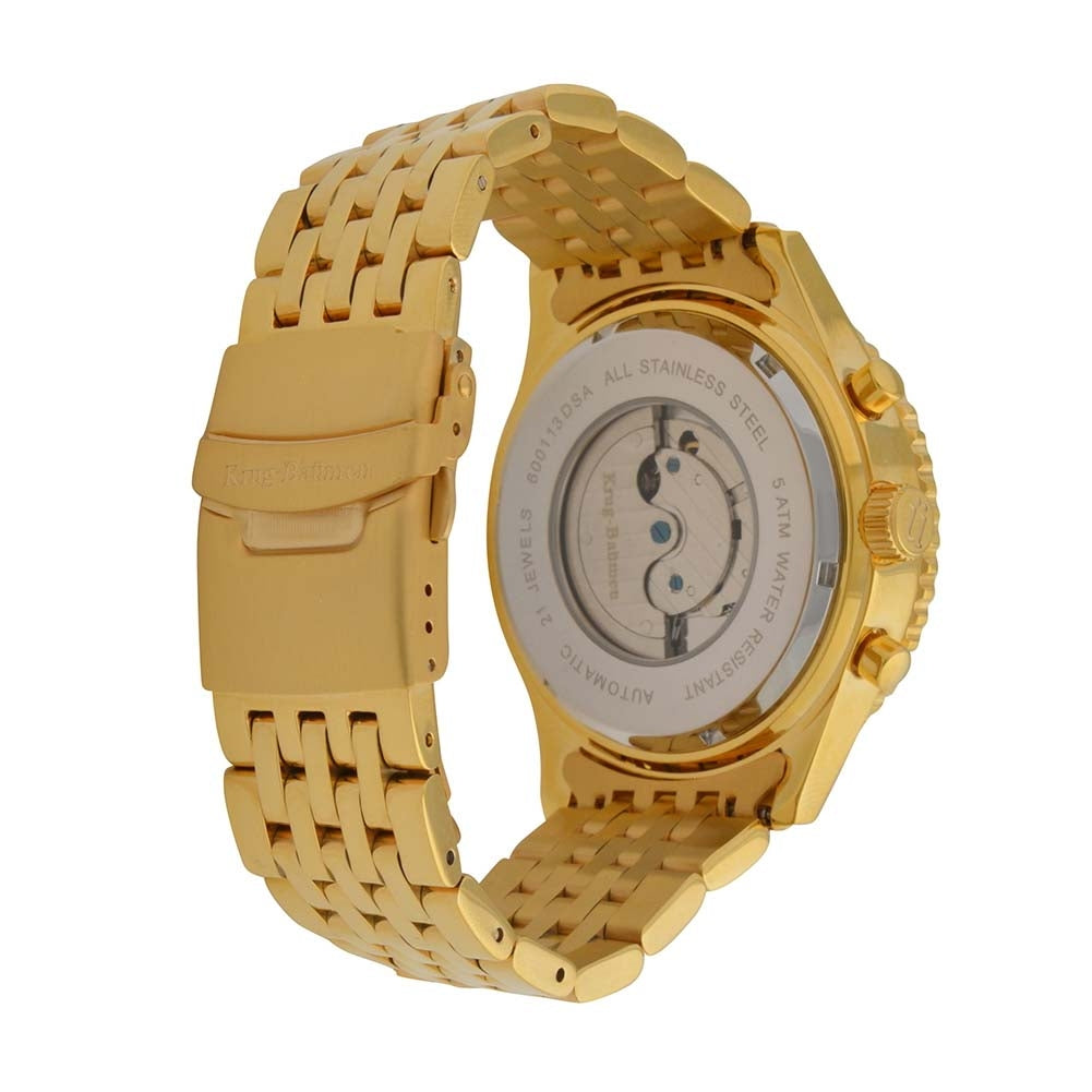 Mens Air Traveller Diamond Automatic Watch