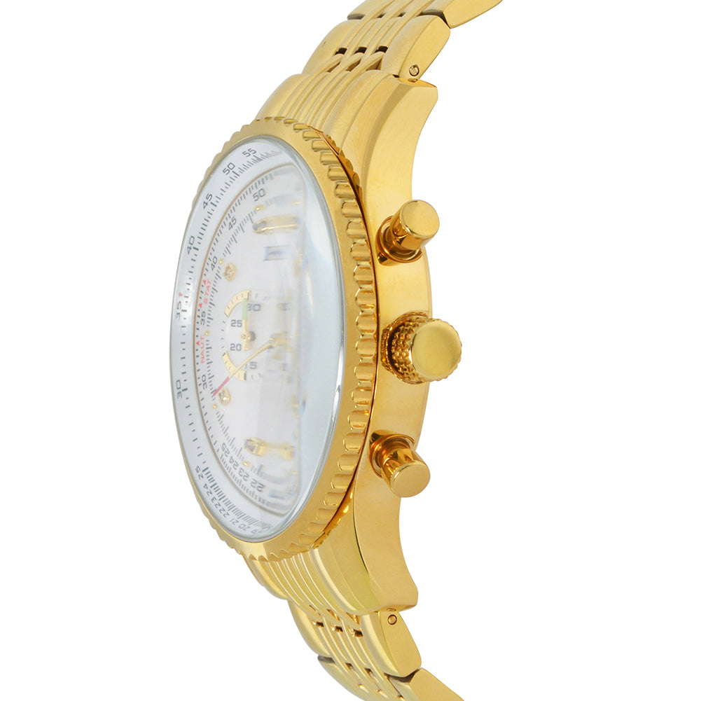 Mens Air Traveller Diamond Watch