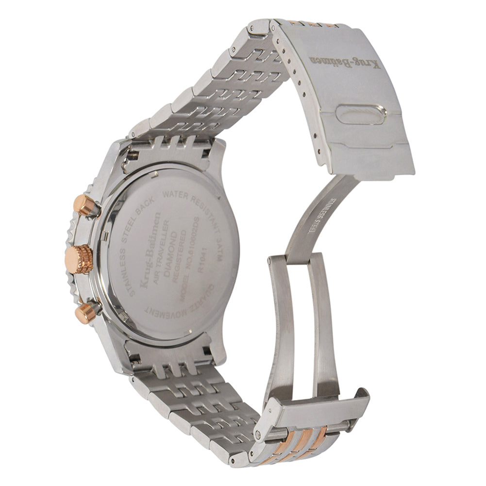Mens Air Traveller Diamond Watch