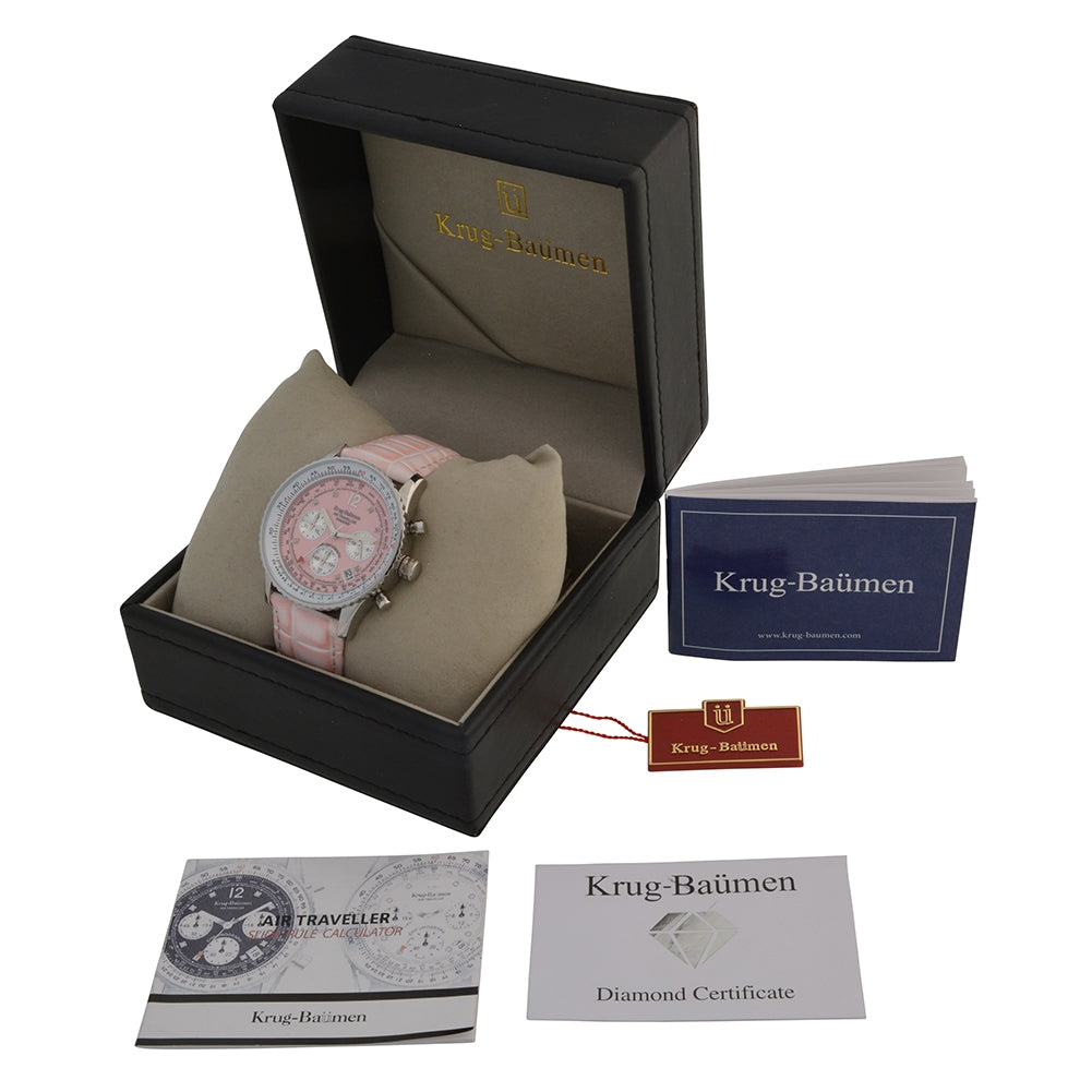 Ladies Air Traveller Diamond Watch