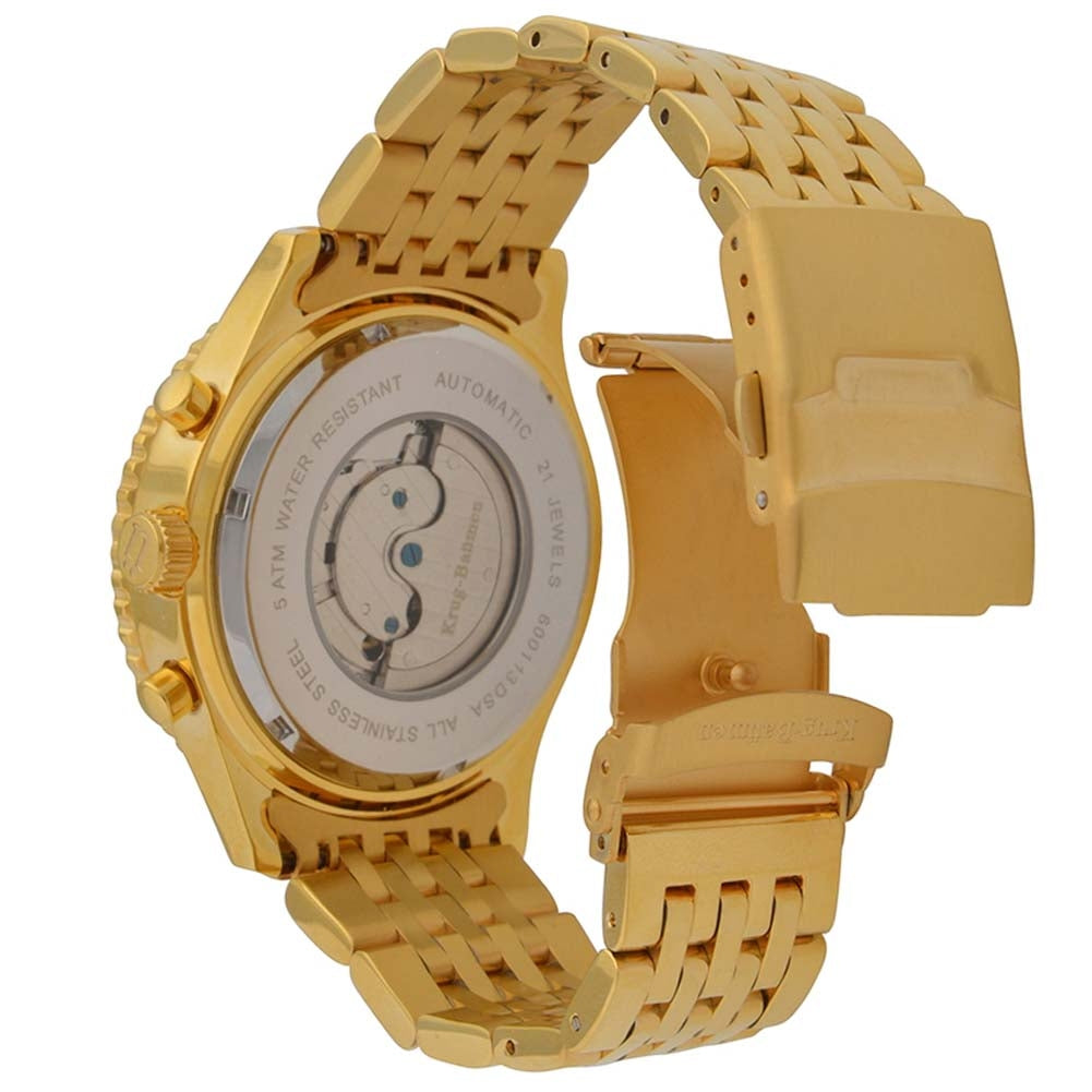 Mens Air Traveller Diamond Automatic Watch