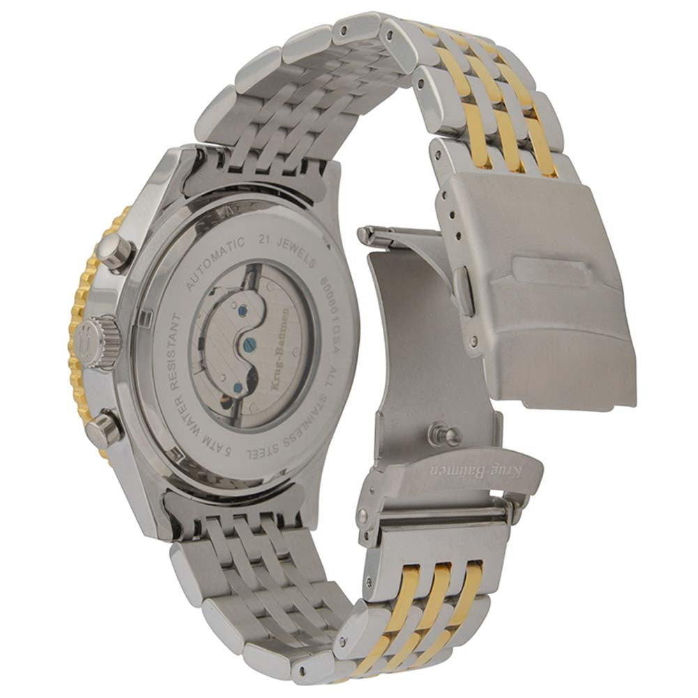 Mens Air Traveller Diamond Automatic Watch
