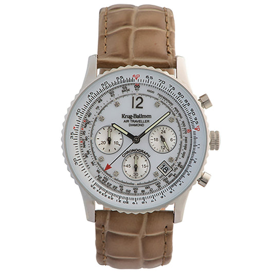 Mens Air Traveller Diamond Watch