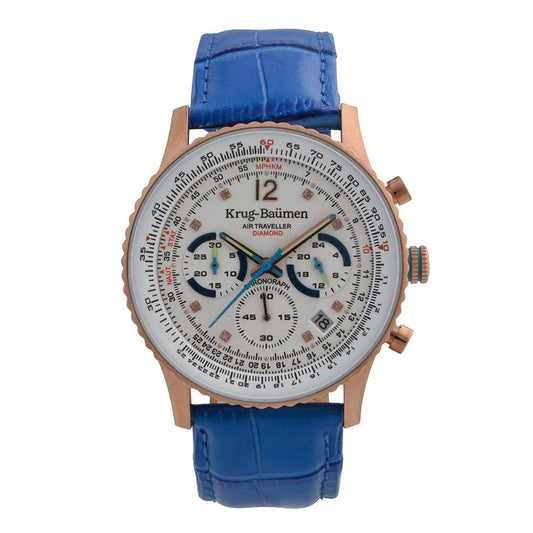 Mens Air Traveller Diamond Watch